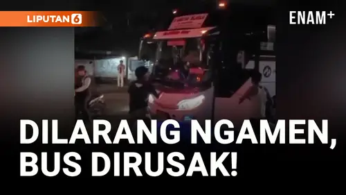 VIDEO: 3 Pengamen Serang dan Rusak Bus di Tangerang!