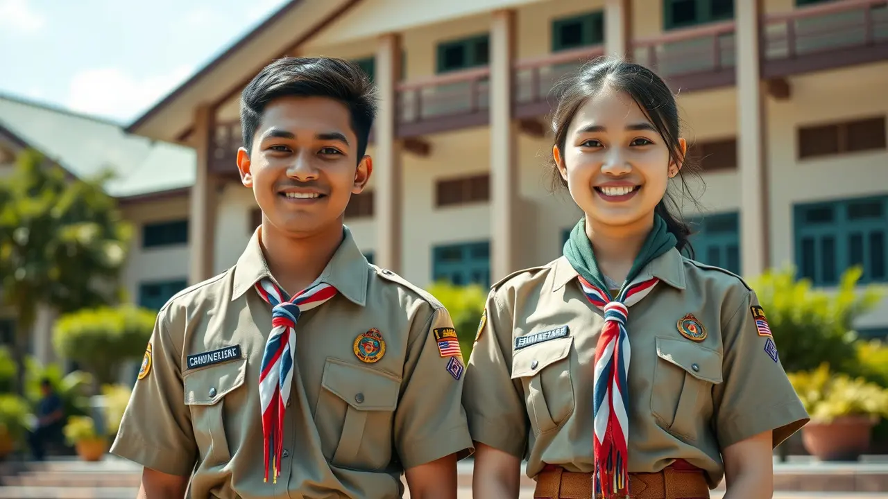 cara pasang bet pramuka