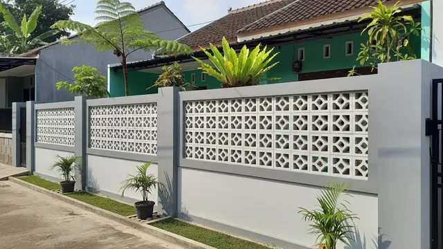 Ide Pagar Roster Modern yang Membuat Rumah Tampak Lebih Rapi/Gemini AI