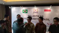 Kamar Dagang dan Industri Indonesia (Kadin) meresmikan Komite Brazil. (Liputan6.com/Maulandy)