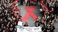 Hari Aids International (Liputan6.com/Faizal Fanani)