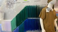 peluncuran produk tekstil medis Anagata Beyond Textile di Indonesia International Hospital Expo 2025, Kamis (25/9/2025).