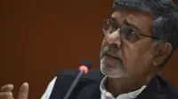 Aktivis India peraih Nobel Perdamaian tahun 2014, Kailash Satyarthi (AFP)