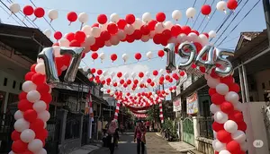 25 Ide Dekorasi 17 Agustus dari Barang Bekas yang Murah tapi Meriah dan Mudah Dibuat