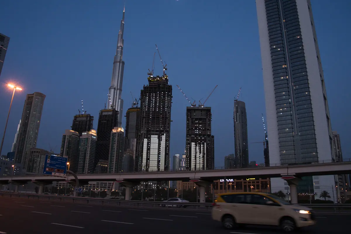 FOTO: Suasana Sepi Kota Dubai Saat Lockdown