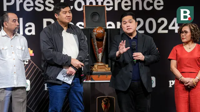 Konferensi pers Piala Presiden 2024