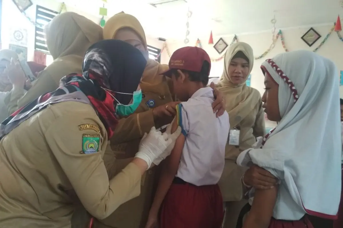 Imunisasi difteri di Kota Tangerang