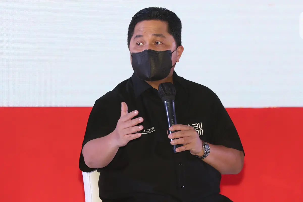 Menteri Badan Usaha Milik Negara (BUMN) RI, Erick Thohir. (Liputan6.com/Fery Pradolo) 