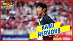 Berita video Scroll Up, Shin Tae-yong  anak asuhnya tampil gugup saat hadapi Uzbekistan di Semifinal Piala Asia U-23
