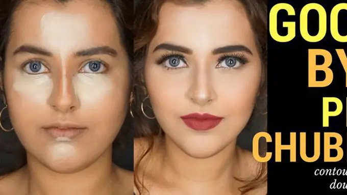 Beauty vlogger Tasya Farasya akan membagikan tutorial untuk meniruskan pipi chubby dan double chin/copyright: YouTube.com/tasya farasya