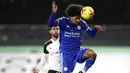 Hasil ini merupakan kemenangan pertama Leicester dalam tiga laga terakhir. (Peter Cziborra/Pool via AP)