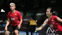 Ganda campuran Indonesia, Praveen Jordan/Debby Susanto, mengamankan tiket babak kedua pada Australia Terbuka 2017, Rabu (21/6/2017). (PBSI)