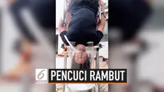 Pria di Tiongkok menciptakan sebuah mesin unik agar mencuci rambut dengan mudah. Tentu mesin ini dibuat khusus untuk siapapun yang malas keramas. Mesin ini diklaim membuat rambut bersih dan lembut.