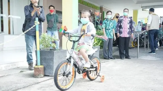 Hadiah Sepeda Pasien Covid-19 Sembuh