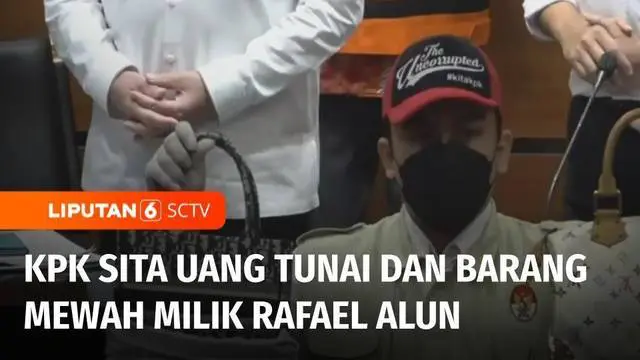 VIDEO: KPK Menyita Sejumlah Uang Tunai dan Barang-barang Bermerek Milik Rafael Alun