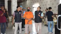 Tersangka Winadri Priyogo (47) diamankan Satresnarkoba Polres Lampung Selatan. Foto : (Dok. Polres Pringsewu).