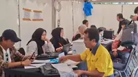 Posko Motis Kemenhub di Stasiun Depok Baru Mulai Didatangi Warga Pemudik