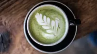 Ilustrasi Green Tea Latte