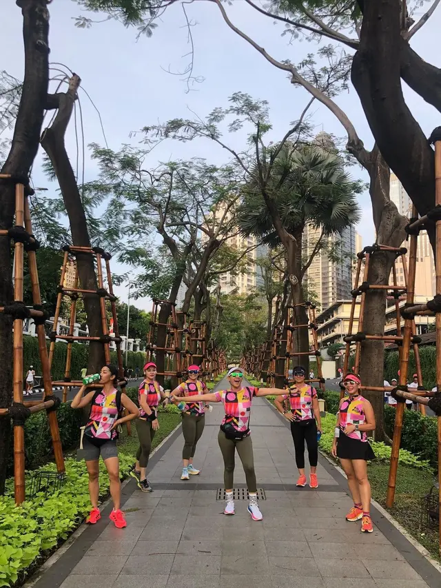 Nadia Mulya berolahraga lari (Instagram/nadiamulya)