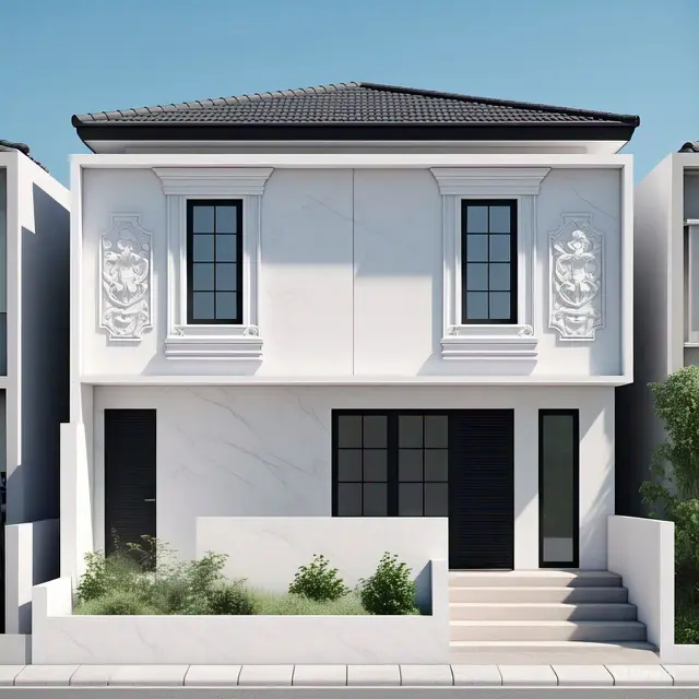 Alabaster White & Carbon Black