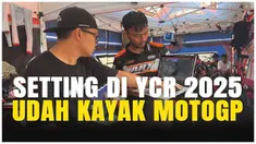 Di balik persiapan para pembalap, ternyata banyak tim yang mulai menggunakan laptop untuk menyetting motor mereka.