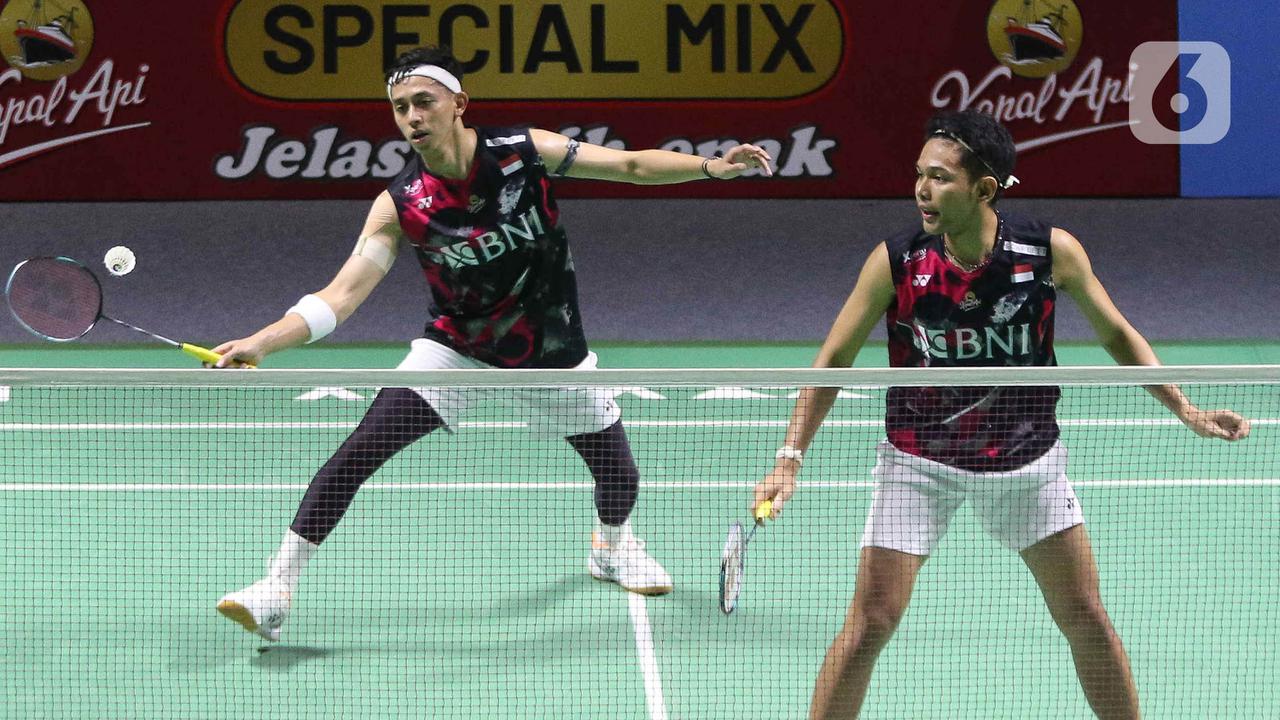 Ganda Putra Bulu Tangkis Indonesia Fajar Alfian/Muhammad Rian Ardianto