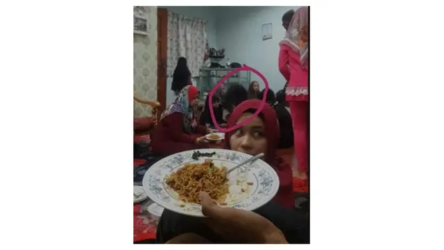 Bikin Merinding, Keluarga Ini Didatangi Tamu Misterius Saat Lebaran