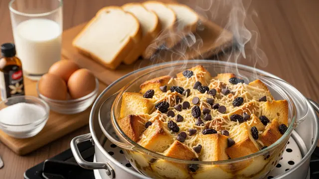 Puding Roti Tawar Kukus