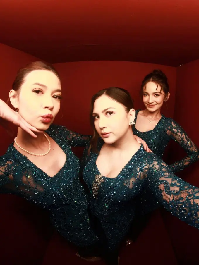 Pesona Bridesmaid Super Cantik Enzy Storia, Yuki Kato, dan Jessica Mila di Pernikahan Febby Rastanty