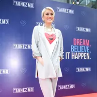 "Jadi saya kepengin ada fashion digital platform untuk orang orang Indonesia di mana orang bisa dengan mudah pergi ke mal digital itu. Simpelnya kayak mall tapi digital mall," ujar Agnez Mo. (Bambang E. Ros/Bintang.com)