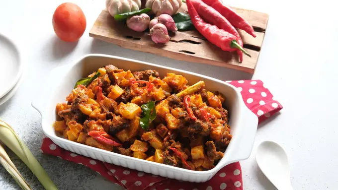 sambal goreng kentang santan