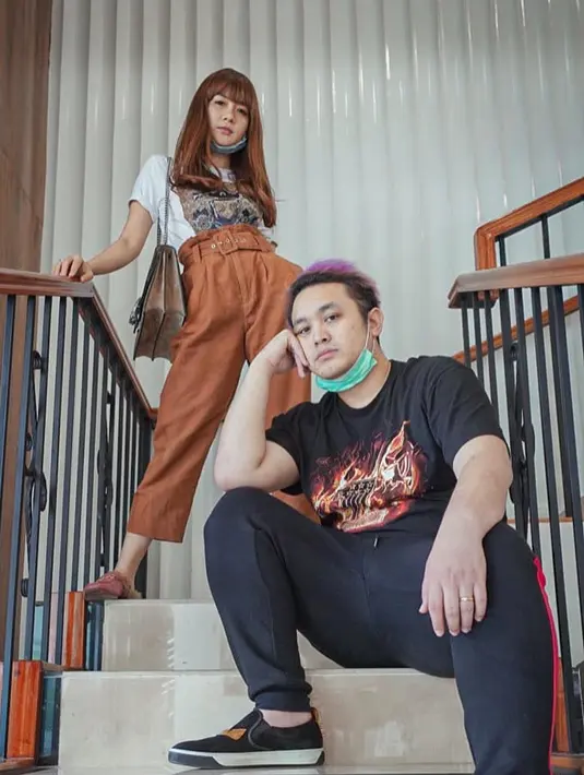 Gilang Dirga dan Adiezty Ferza (Instagram/adieztyfersa)