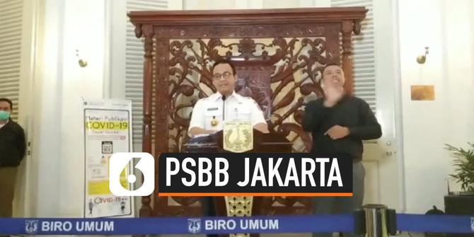 VIDEO: PSBB Jakarta Berlaku, Pemprov DKI Salurkan Bantuan Sembako ke Warga