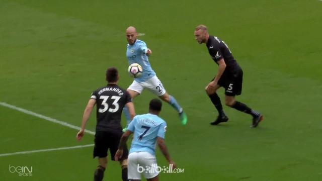 Manchester City berpesta gol ke gawang Swansea City meski sudah memastikan gelar juara Liga Inggris dengan skor 5-0, Minggu (22/4)...