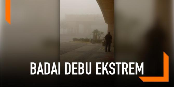 VIDEO: Badai Debu Ekstrem Bahayakan Warga Nevada