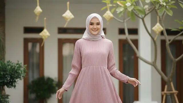 Model Baju Lebaran 2026 (Foto: Gemini AI)