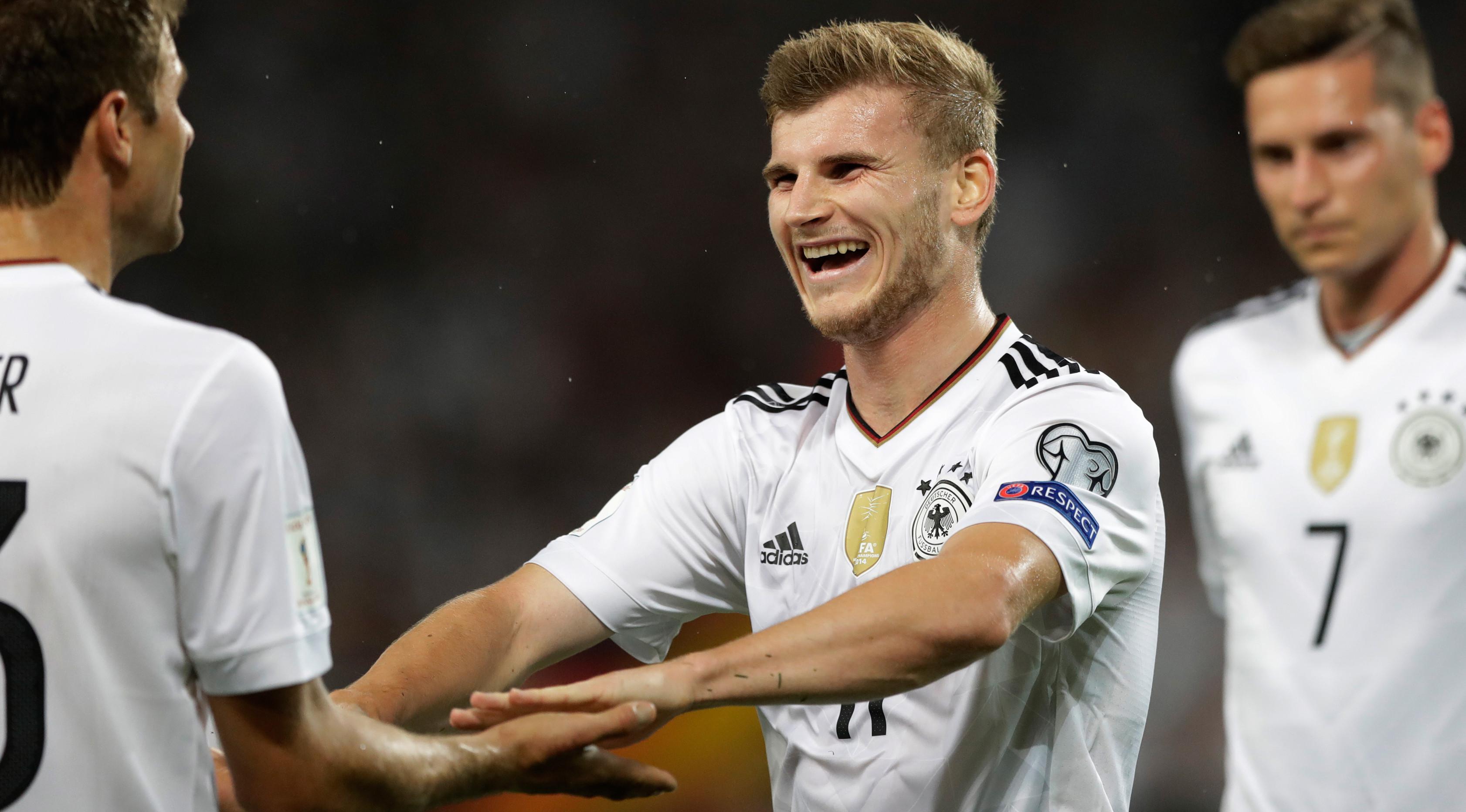 Timo Werner (AP Photo/Matthias Schrader)