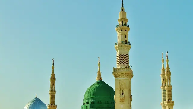 Makam Nabi Muhammad di Masjid Nabawi, Madinah.