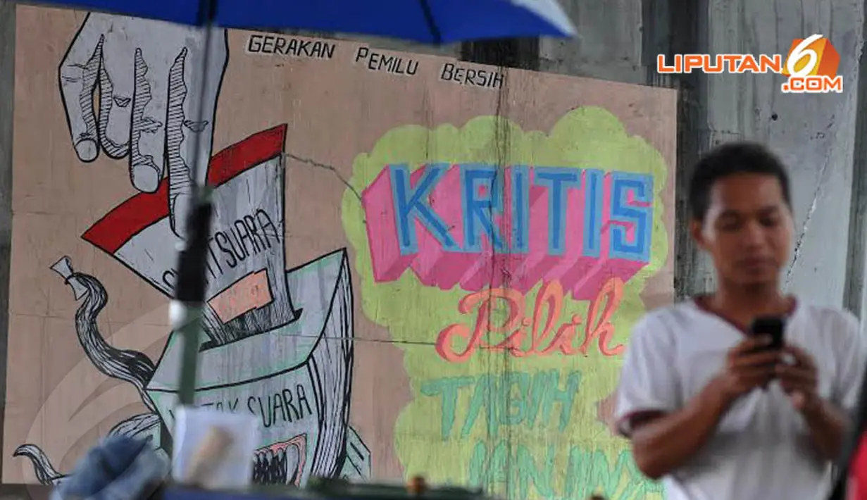 Masyarakat juga diminta agar kritis terhadap janji para Caleg dan Capres saat berkampanye (Liputan6.com/Johan Tallo)