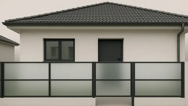 Model pagar rumah sederhana / AI Image