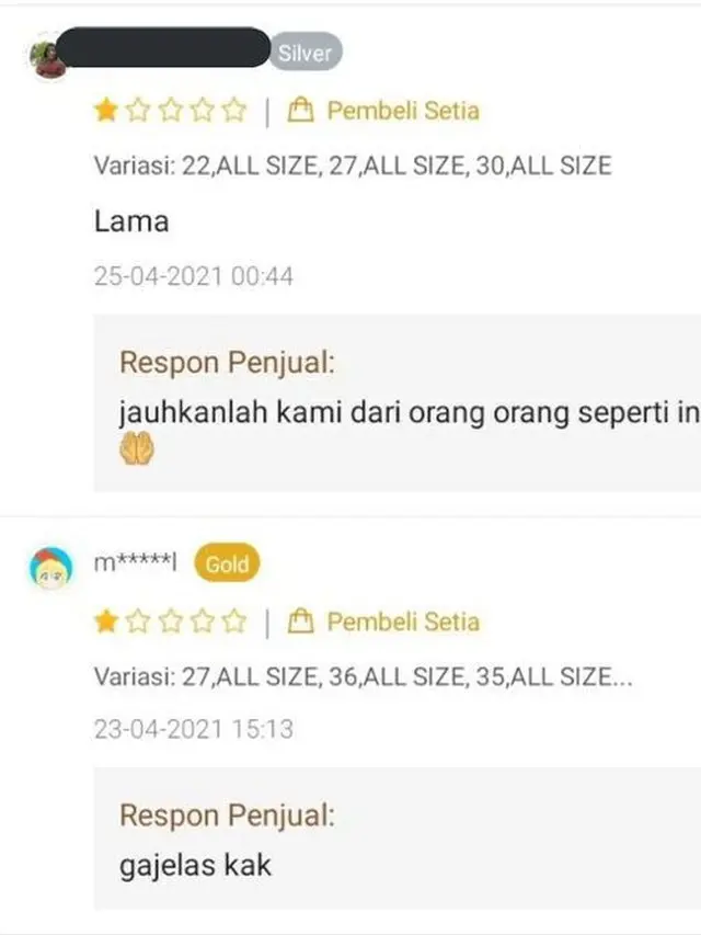 8 Balasan Penjual di Kolom Ulasan Toko Online Ini Bikin Tepuk Jidat