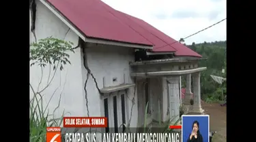 Meski gempa susulan tidak memperparah kerusakan bangunan, namun menyebabkan trauma bagi warga tanda gempa belum berakhir.