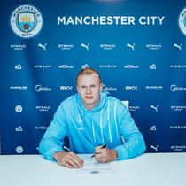 Erling Haaland resmi bergabung dengan Man City. (Dok. Manchester City)