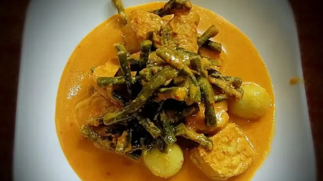 Resep gulai tempe kacang panjang. (dok. Cookpad @UdaReza)