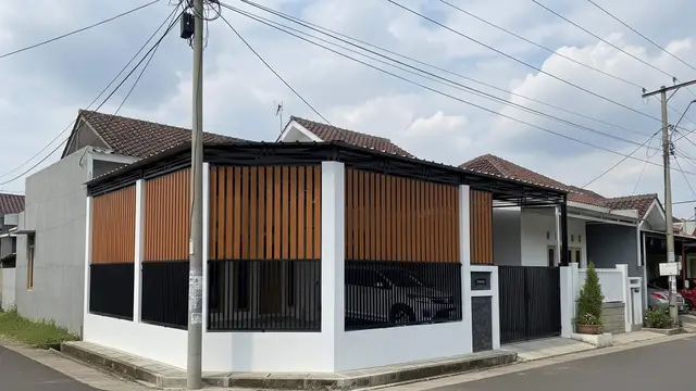 Inspirasi Carport untuk Rumah Hook di Perkampungan