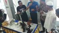 AHY meracik kopi di Wonosobo, Jawa Tengah (Liputan6.com/ Ady Anugrahadi)