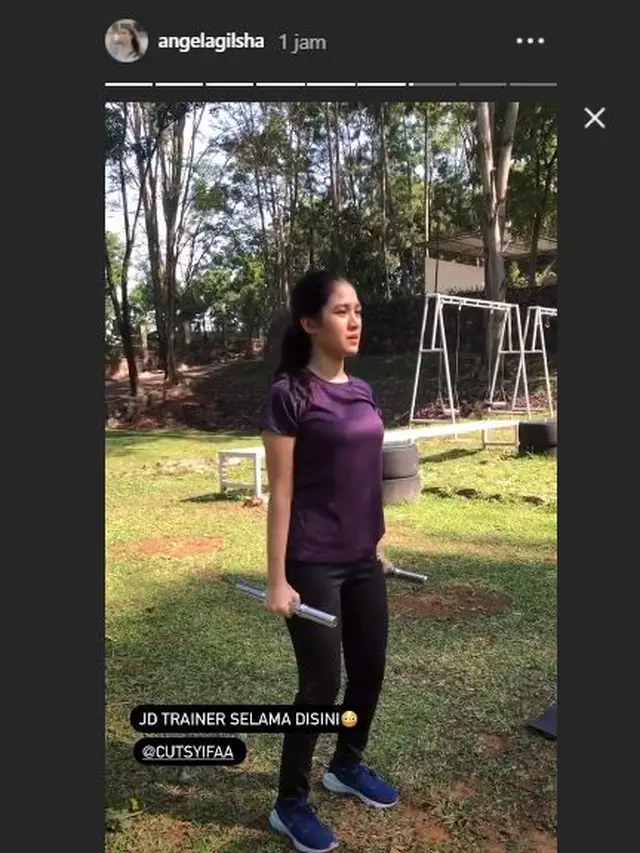 Tak Seperti di Sinetron, Ini 5 Momen Kompak Cut Syifa dan Angela Gilsha Olahraga Bareng