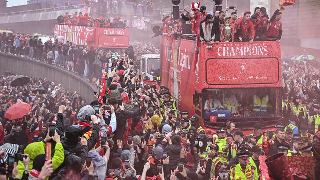 Parade juara Liverpool