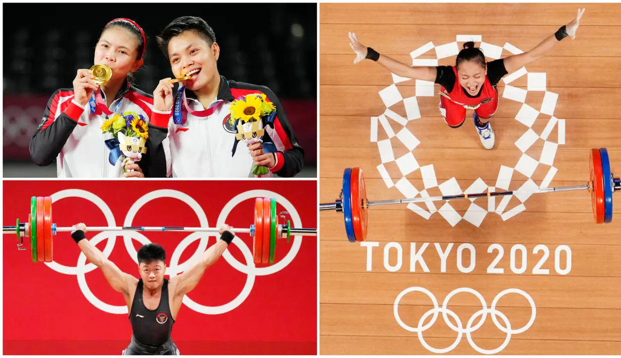 Enam dari 28 atlet yang mewakili Indonesia di Olimpiade Tokyo 2020 sukses membawa pulang medali ke tanah air. Berikut nama-nama atlet yang berhasil membuat harum ibu pertiwi.