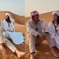 Intip gaya pasangan sultan dari Felycia Angelista dan Caesar Hito saat liburan di Dubai (@felicyangelista_)